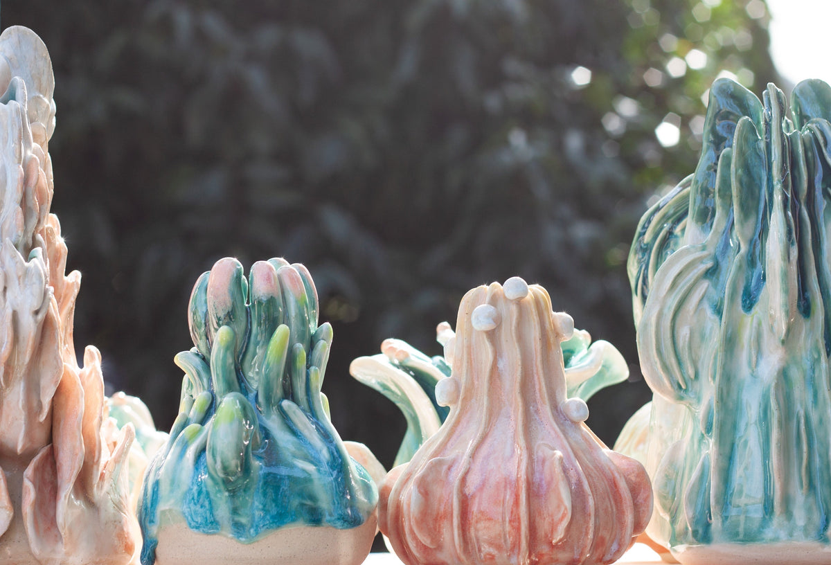 Little Vases, an exploration of form and texture.