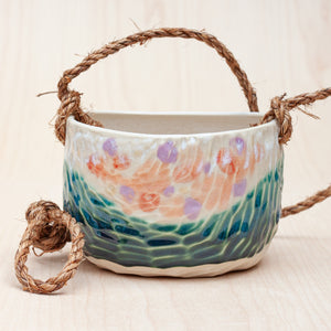 Canyon Hanging Planter in Forest Bloom