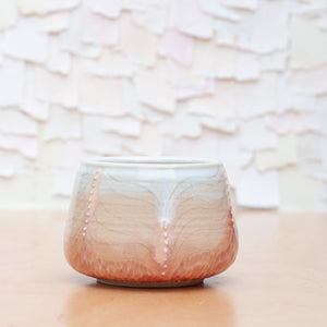 Flow Etched Tumbler in Sunset