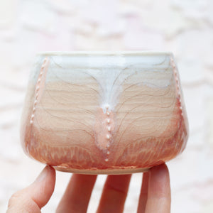 Flow Etched Tumbler in Sunset