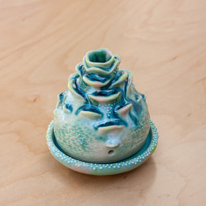 Incense Holder in Succulent
