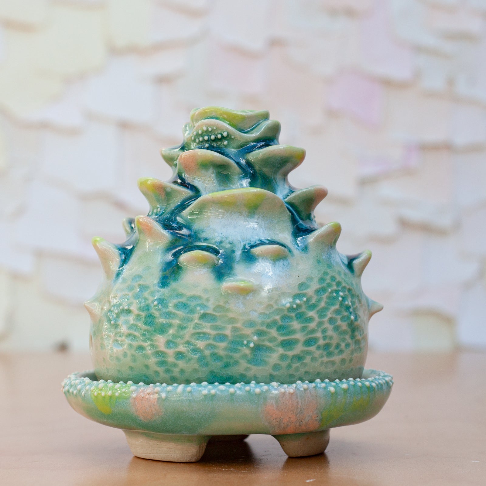 Incense Holder in Succulent