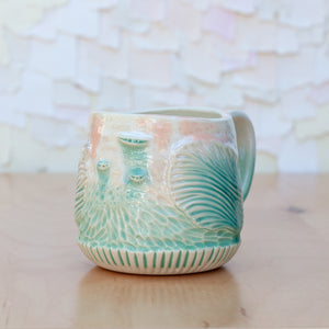 Intertidal Mug In Aqua Cloud