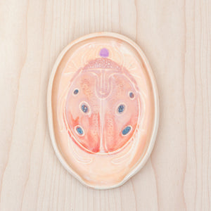 Lady Bug Spoon Rest in Sunset