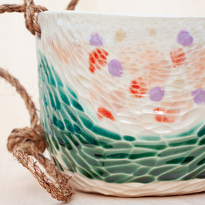 Large Canyon Hanging Planter in Forest Bloom