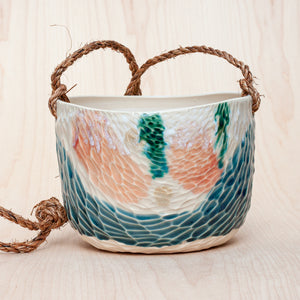 Large Canyon Hanging Planter in Seaside