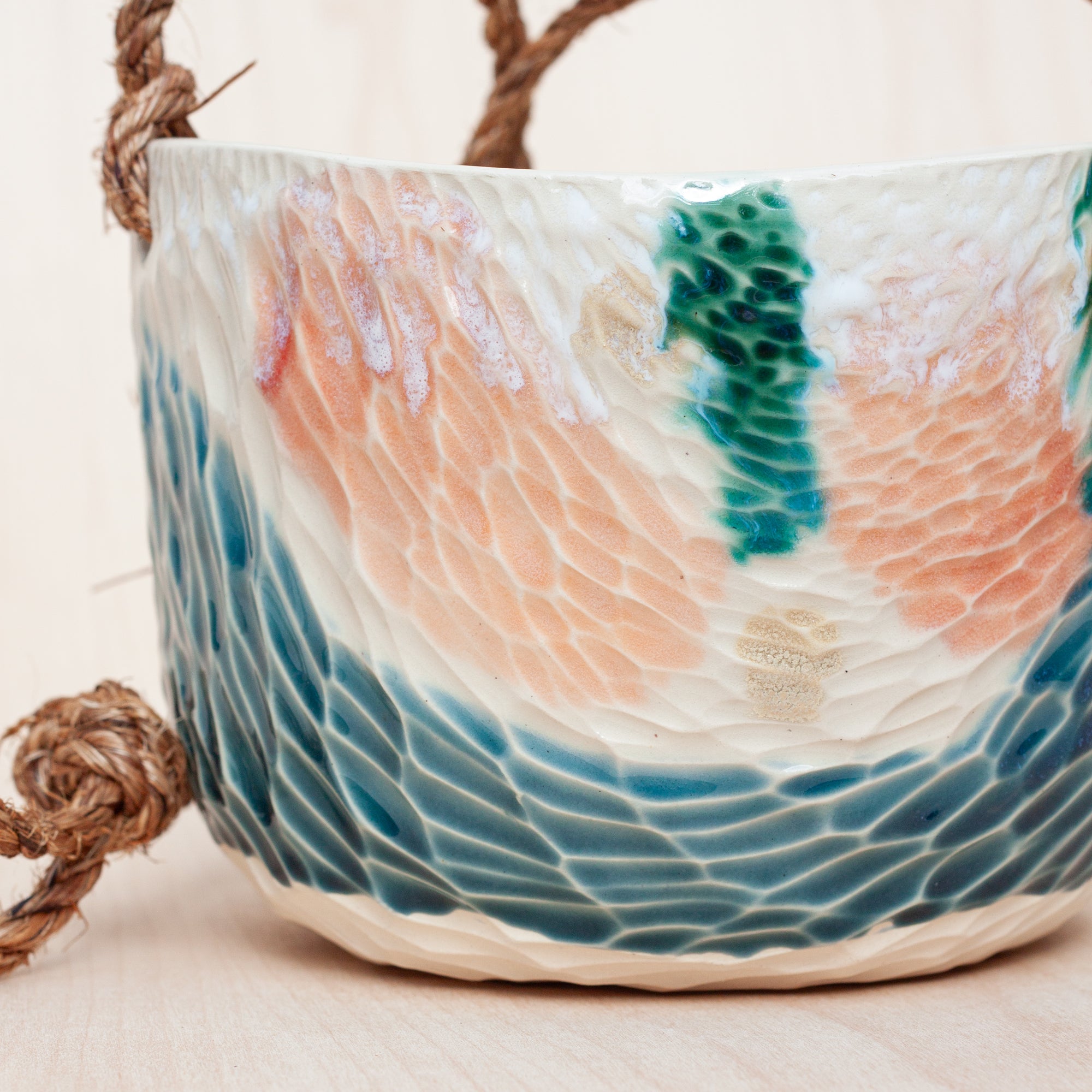 Large Canyon Hanging Planter in Seaside
